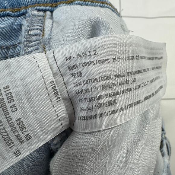 Abercrombie & Fitch Jeans Womens 33 Short Blue 90s Straight Ultra High Rise - Picture 4 of 11
